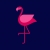 Navy Flamingo